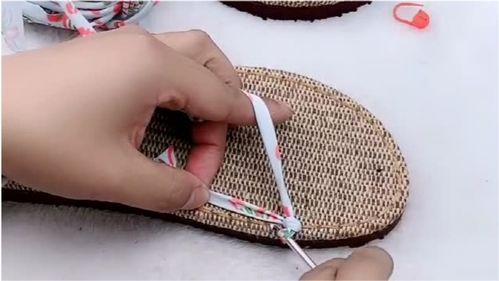 钩针成人款拖鞋教程视频